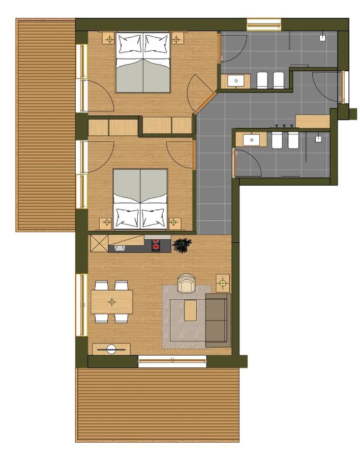 Oberzerod Apartments ซีอูซี ภายนอก รูปภาพ